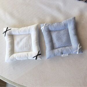 Set of Two Handmade Tea Cup coasters and holders